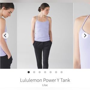 Lululemon Power Y Tank
Lilac. Excellent condition!